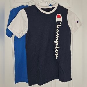 Champion Tshirts.  Lot Of Two. Boys Size Large